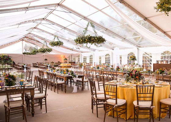 Event Banquet Marquee, Clear PVC Wedding Party Roof Top Tent For 1500 People